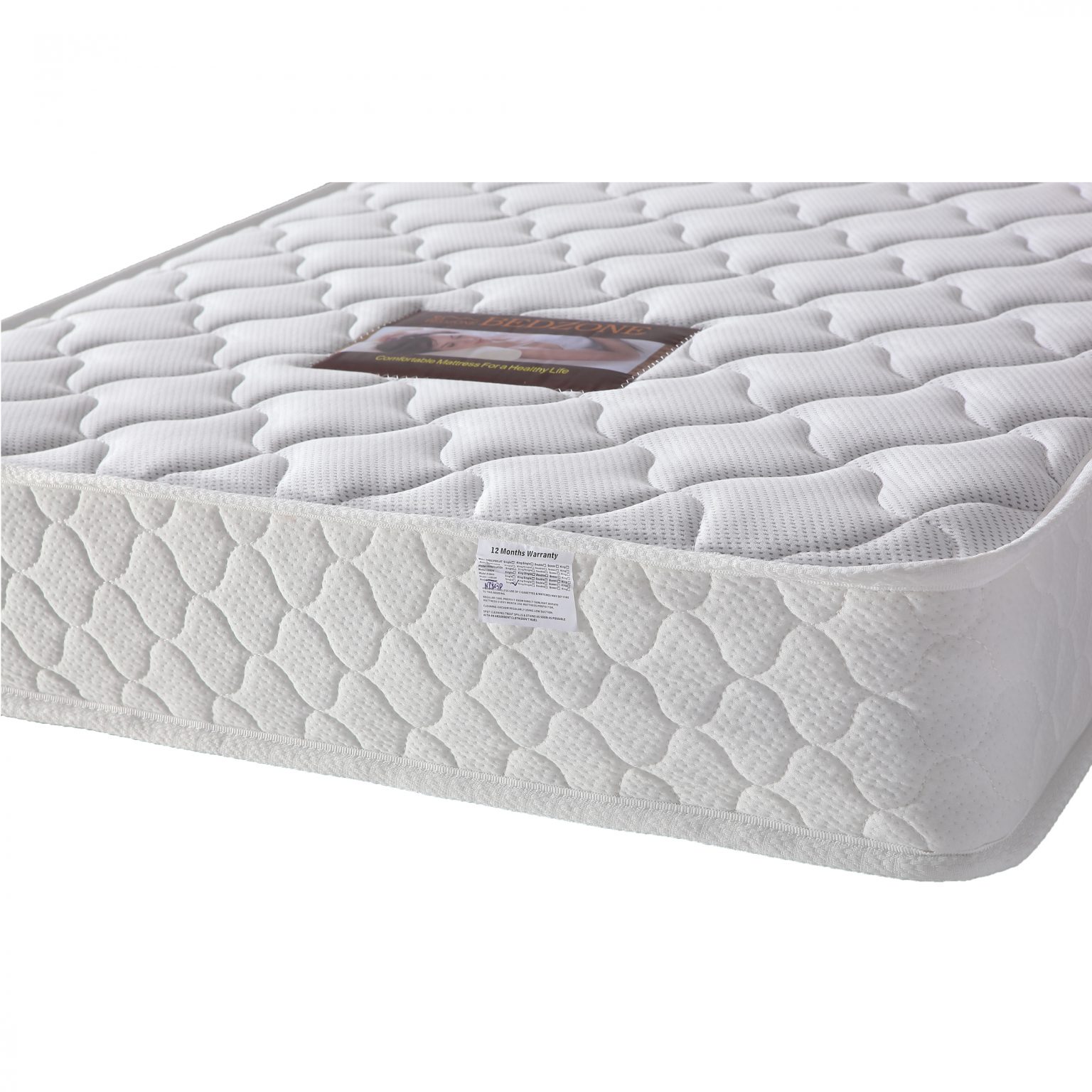 Bedzone Fabric Pocket Spring Bunk Bed Mattress [Single] - Yes Furniture ...